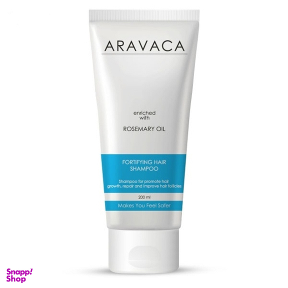 شامپو ضد ریزش مو آراواکا مدل rosemary oil حجم 200 میلی لیتر