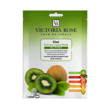 ماسک صورت ویکتوریا رز مدل Kiwi حجم 25 میلی لیتر
