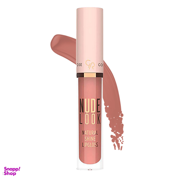 رژ لب مایع گلدن رز (Golden Rose) مدل Nude Look Natural Shine