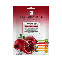 ماسک صورت ویکتوریا رز مدل انار- Pomegranate حجم 25 میلی لیتر