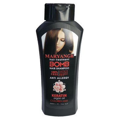 شامپو بمب مریانج (Maryange) مدل Keratin حجم 500 میلی لیتر