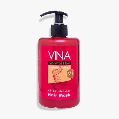 ماسک مو بدون آبکشی وینا (Vina) حاوی عصاره جنسینگ حجم 500 میلی لیتر