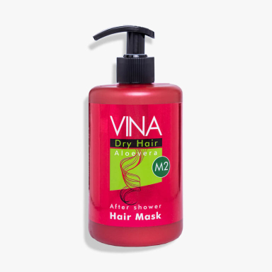 ماسک مو بدون آبکشی وینا (Vina) حاوی عصاره آلویه ورا حجم 500 میلی لیتر