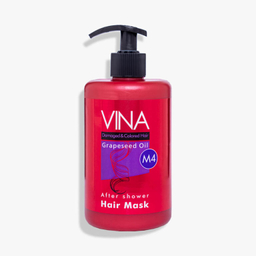 ماسک مو بدون آبکشی وینا (Vina) حاوی عصاره هسته انگور حجم 500 میلی لیتر