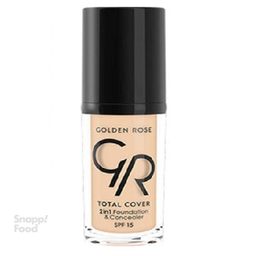 کرم پودر گلدن رز (Golden Rose) مدل Total Cover حجم 30 میلی‌لیتر