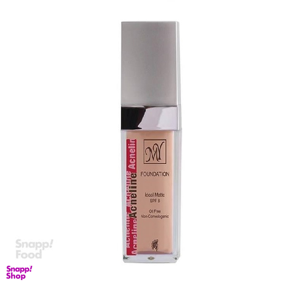 کرم پودر پمپی مای (My) سری Ideal Matte مدل ACNELINE حجم 30 میلی‌لیتر