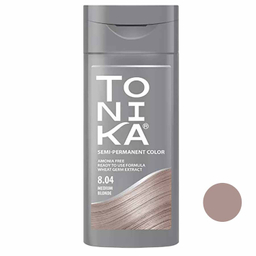 شامپو رنگساژ مو تونیکا (Tonika) شماره 8٫04 حجم 150 میلی لیتر رنگ بلوند متوسط
