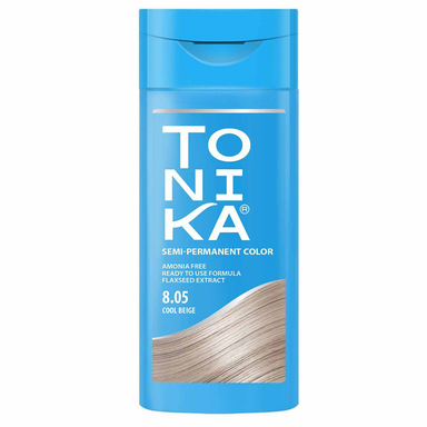 رنگساژ مو تونیکا (Tonika) شماره 8٫05 حجم 150 میلی لیتر رنگ بلوند یخی
