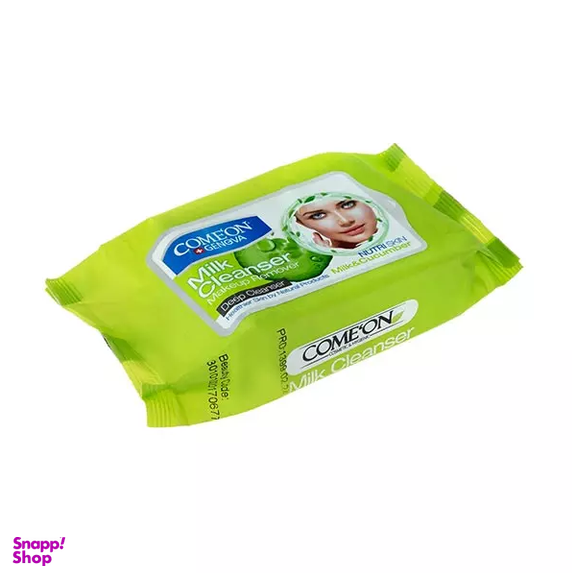 دستمال مرطوب کامان مدل Milk Cleanser بسته 20 عددی