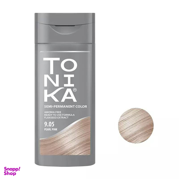 شامپو رنگساژ مو تونیکا (Tonika) شماره 9٫05 حجم 150 میلی لیتر رنگ صورتی مرواریدی