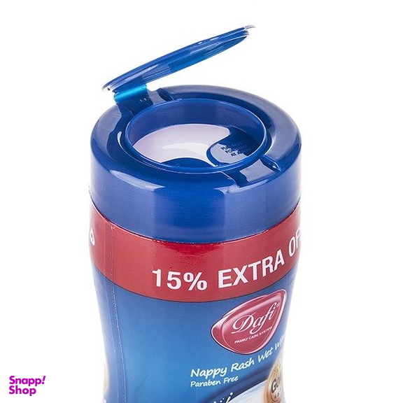 دستمال مرطوب کودک دافی مدل Extra بسته 60 عددی