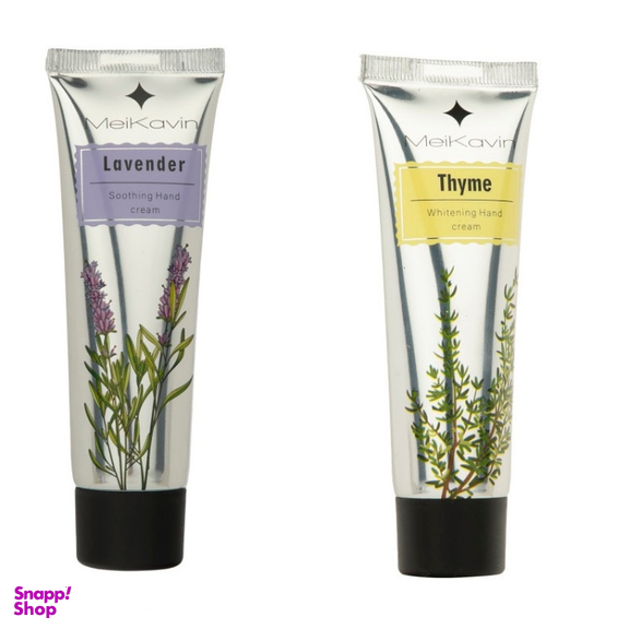 کرم مرطوب کننده میکاوین مدل Thyme و Lavender حجم 50 میلی لیتر مجموعه 2 عددی