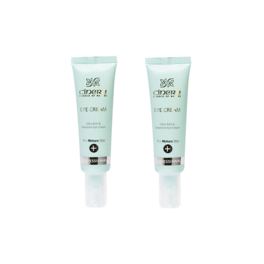 کرم دور چشم سینره (Cinere) مدل Anti wrinkle & blur removal مناسب برای بالای 40 سال حجم 30 میلی‌ لیتر مجموعه 2 عددی