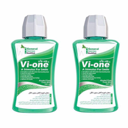 دهان شویه وی وان (Vi-One) مدل General Fresh Mint حجم 330 میلی‌ لیتر مجموعه 2 عددی