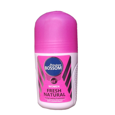 رول ضد تعریق زنانه انشور بوسوم (Onshore bossom) مدل FRESH NATURAL حجم 75 میلی‌لیتر