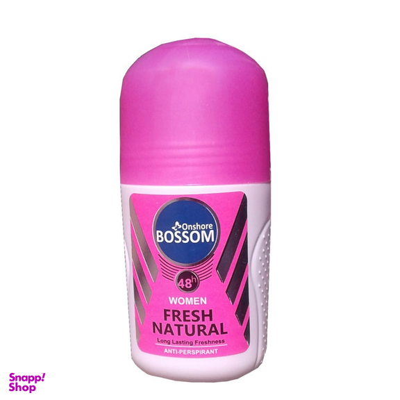 رول ضد تعریق زنانه انشور بوسوم (Onshore bossom) مدل FRESH NATURAL حجم 75 میلی‌لیتر