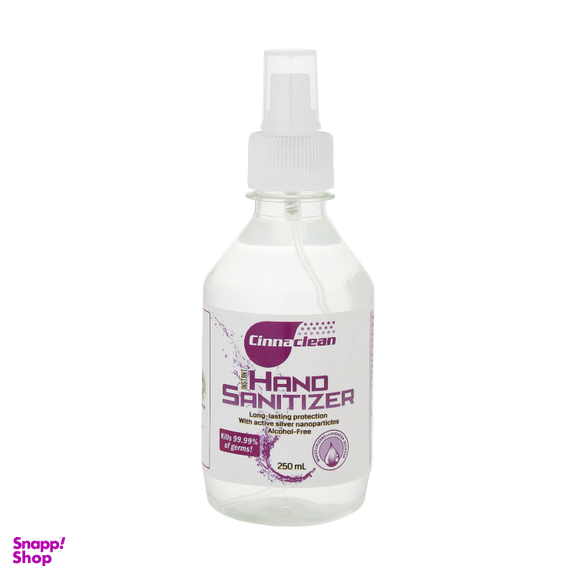 محلول ضدعفونی کننده سیناکلین (Cinna Clean) مدل Nano250 حجم 250 میلی لیتر