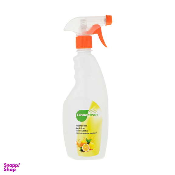 اسپری ضدعفونی کننده سطوح سینا کلین (Cinna Clean) مدل LM حجم 500 میلی لیتر