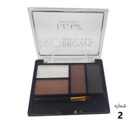 پالت سایه ابرو دودو گرل کد 001 مجموعه 3 عددی