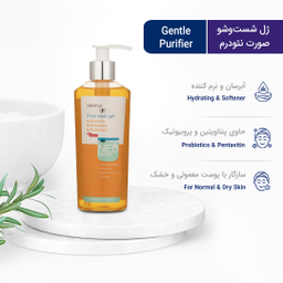 ژل شستشوی صورت نیودرم مدل Gentle Purifier کد 01 حجم 200 میلی لیتر