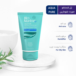 ژل شستشوی صورت بایومارین مدل Aqua Pure حجم 150 میلی‌ لیتر