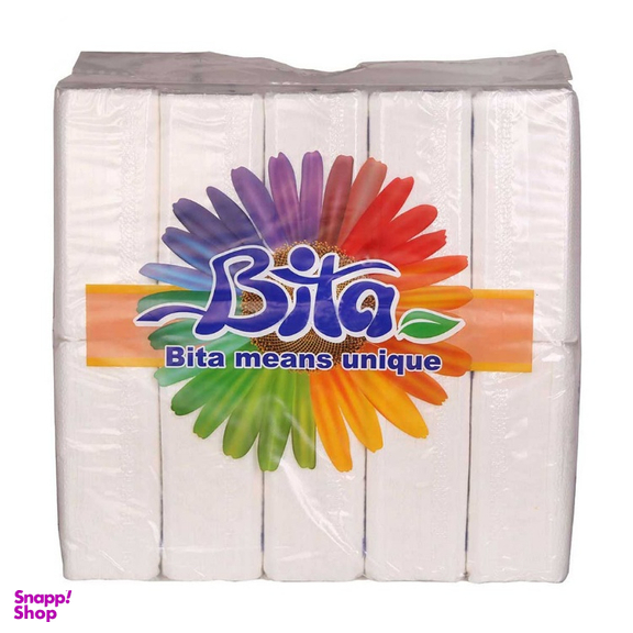 دستمال کاغذی بیتا مدل XD87 بسته 10 عددی