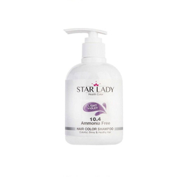 شامپو رنگ مو استار لیدی (Star Lady) شماره 10.4 رنگ بنفش حجم 300 میلی‌ لیتر