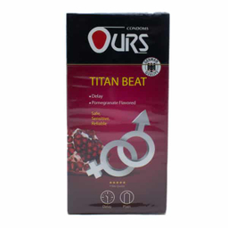 کاندوم انار اورز (Ours) مدل Titan بسته 12 عددی