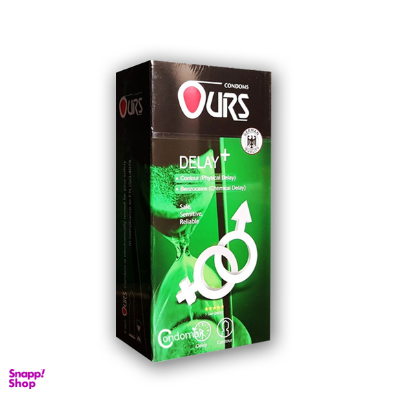 کاندوم ساده اورز (Ours) مدل Delay Plus بسته 12 عددی
