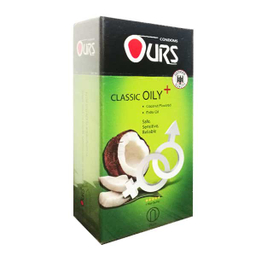 کاندوم ساده اورز (Ours) مدل Oily Plus بسته 12 عددی