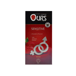 کاندوم ساده اورز (Ours) مدل Sensitive بسته 12 عددی