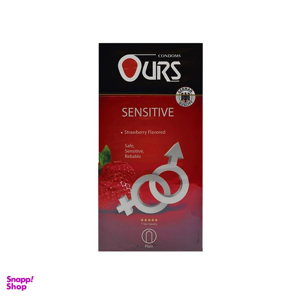 کاندوم ساده اورز (Ours) مدل Sensitive بسته 12 عددی