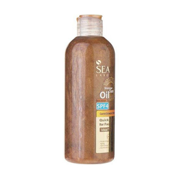 روغن برنز کننده و ویتامینه سی گل حاوی رنگدانه‌ های طلایی SPF4 حجم 250 میلی‌ لیتر