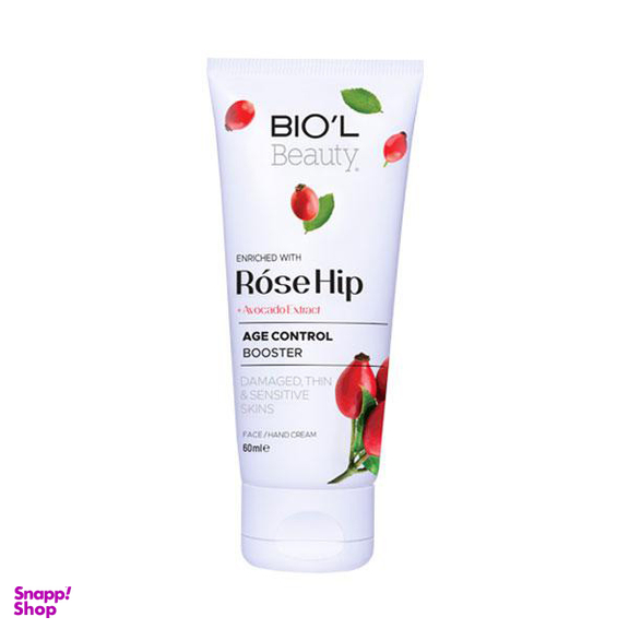 کرم مرطوب کننده بیول (Biol) مدل Rose Hip حجم 60 میلی لیتر