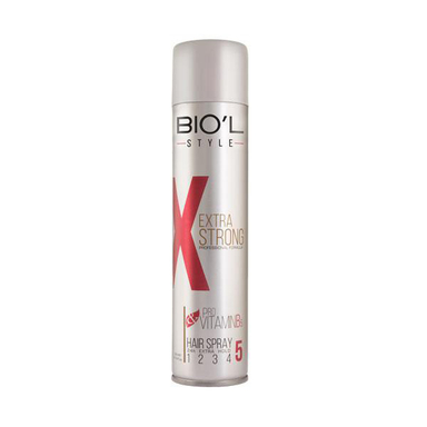 اسپری مو بیول (Biol) مدل Extra Strong حجم 250 میلی لیتر