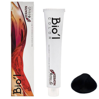 رنگ مو بیول (Biol) شماره 1.1 رنگ مشکی پرکلاغی حجم 100 میلی لیتر