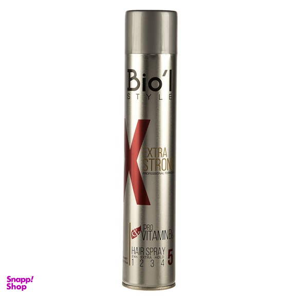 اسپری مو بیول (Biol) مدل Extra Strong حجم 500 میلی لیتر