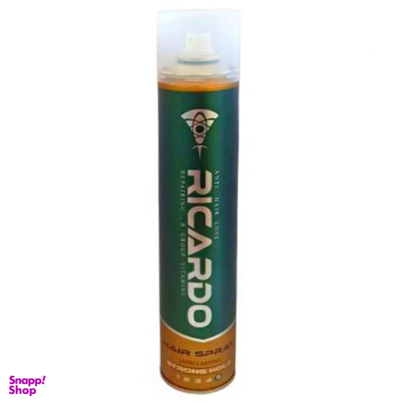 اسپری ضد ریزش نگهدارنده حالت موی سر قوی ریکاردو (Ricardo) مدل سبز شماره 5 حجم 500 میلی لیتر