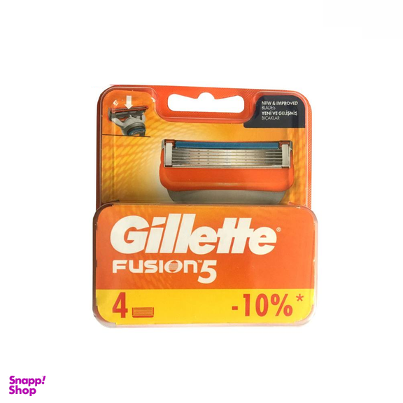 تیغ یدک ژیلت (Gillette) مدل 5 Fusion Power بسته 4 عددی