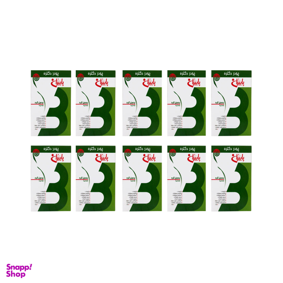 پودر دکلره پاییزان کد 9702 وزن 20 گرم مجموعه 10 عددی