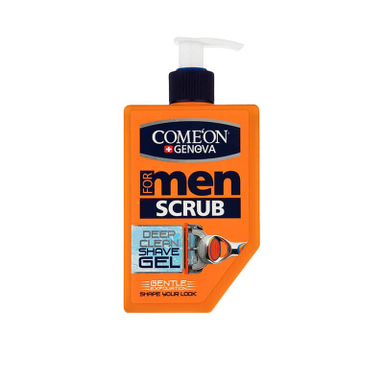 ژل اصلاح پمپی کامان (Comeon) مدل Scrub حجم 260 میلی لیتر