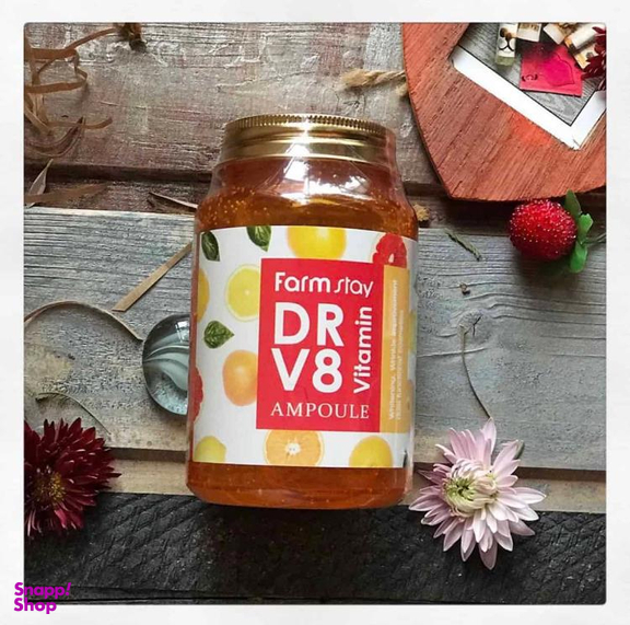 آمپول کمپلکس ویتامین فارم استی مدل Dr. V8 حجم 250 میلی لیتر