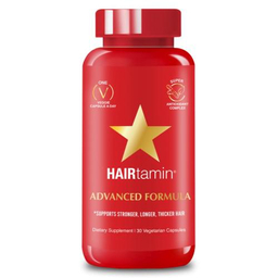 قرص تقویت کننده مو هیرتامین مدل Advanced Formula بسته 30 عددی