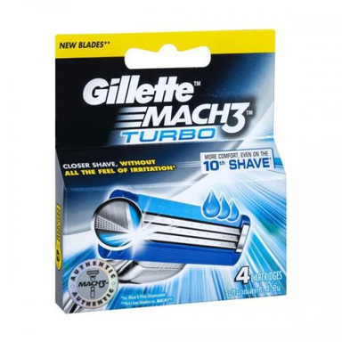تیغ یدک اصلاح ژیلت (Gillette) مدل Match3 Turbo بسته 4 عددی