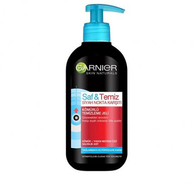 ژل پاک کننده صورت گارنیه (Garnier) مدل Saf Ve Temiz حجم 200 میلی لیتر