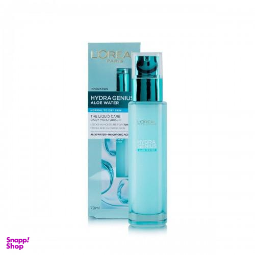 سرم آبرسان لورآل (Loreal) مدل Hydra Genius مناسب پوست های نرمال تا خشک
