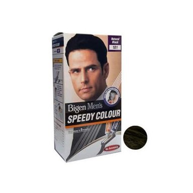 کیت رنگ مو بیگن (Bigen) سری Speedy Colour شماره 101 رنگ مشکی طبیعی حجم 40 میلی لیتر