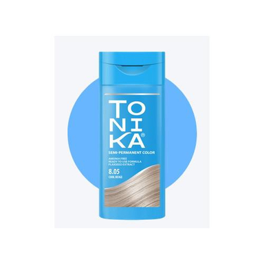شامپو رنگ مو تونیکا (Tohnka) شماره 8.05 رنگ بژ سرد 150 میلی لیتر