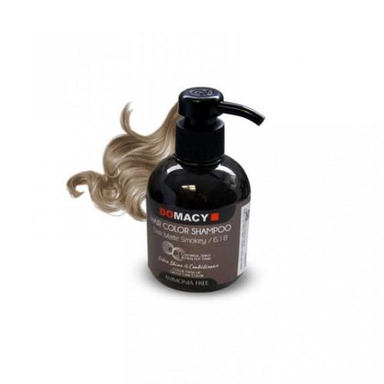 شامپو رنگساژ دوماسی (Domacy) شماره 6.18 رنگ دودی مات تیره حجم 300 میلی لیتر