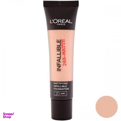 کرم پودر لورآل (Loreal) مدل Sand شماره 20 Loreal